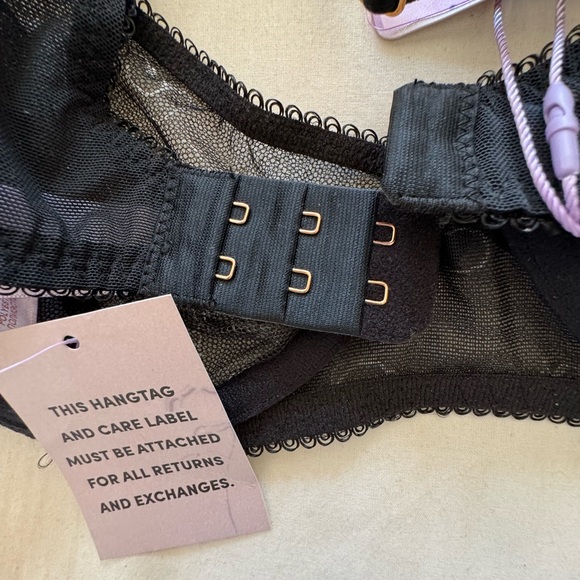 Savage x Fenty By Rihanna Dear Diary Embroidered Unlined Bra - Picture 8 of 8